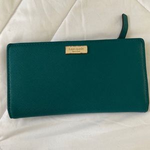 Kate spade teal wallet